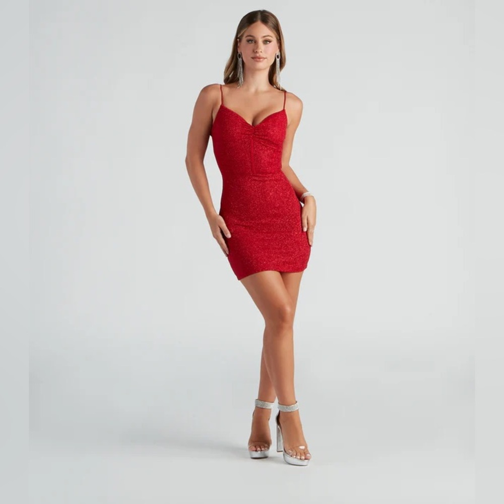 Windsor Red Bodycon Dress